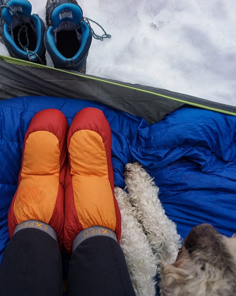EXPED-down-booties-camp-slippers-review-dirtbagdreams.com