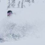 Dani Reyes-Acosta Splitboarding Rogers Pass Pitted Photo Carly Finke
