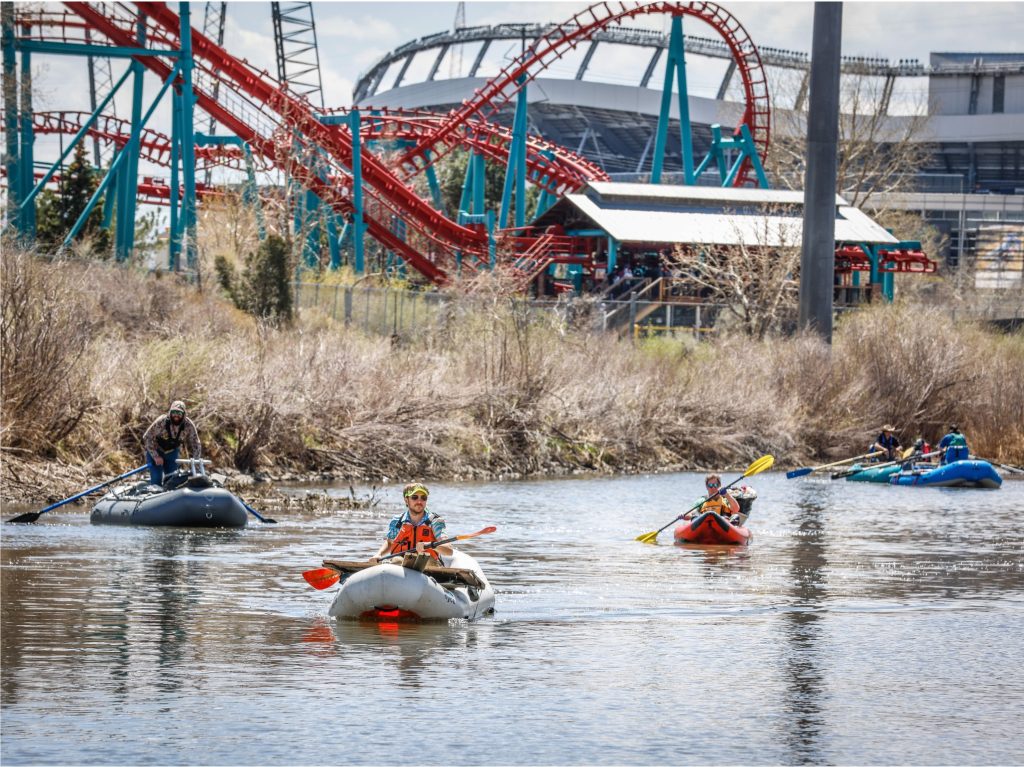 Nonprofit Spotlight: Protect Our Rivers - Rafters cleaning up Denver, CO near Elitch Gardens
