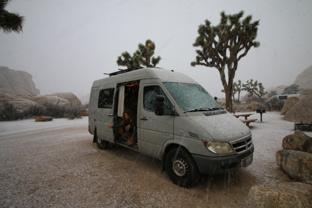 how to camp or vanlife throughout winter the link