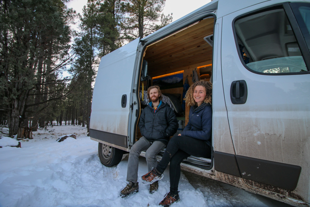 how to camp or vanlife throughout winter the link