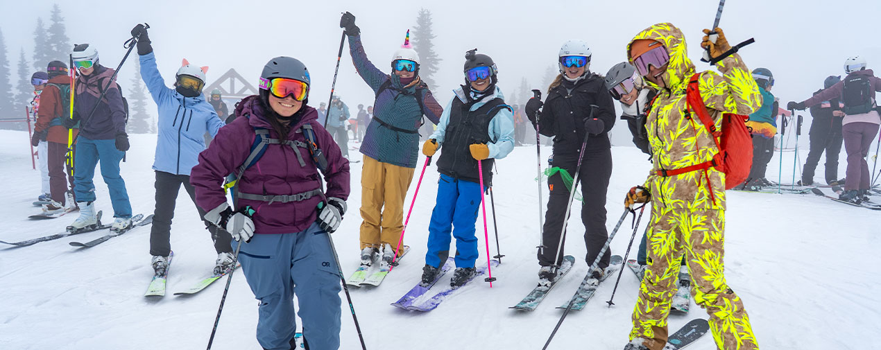 Group Skiing